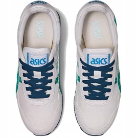 Asics Tiger Runner Gs blanc et bleu 1204A015 100 chaussures pour enfants multicolore 1