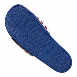 Chaussons Adidas Adilette Comfort M EG1853 blanche rouge 1