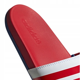 Chaussons Adidas Adilette Comfort M EG1853 blanche rouge 4