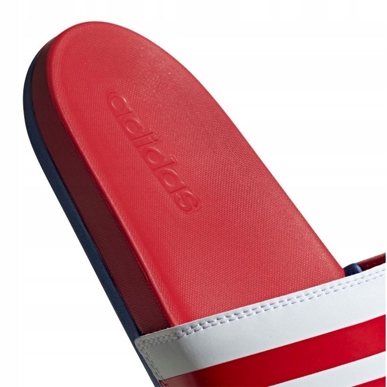 Chaussons Adidas Adilette Comfort M EG1853 blanc rouge 4