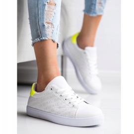 SHELOVET Baskets basses originales blanc 2
