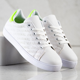 SHELOVET Baskets basses originales blanc 1