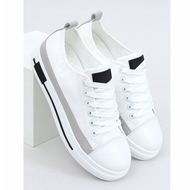 Baskets femme blanches LA173P Blanc 1