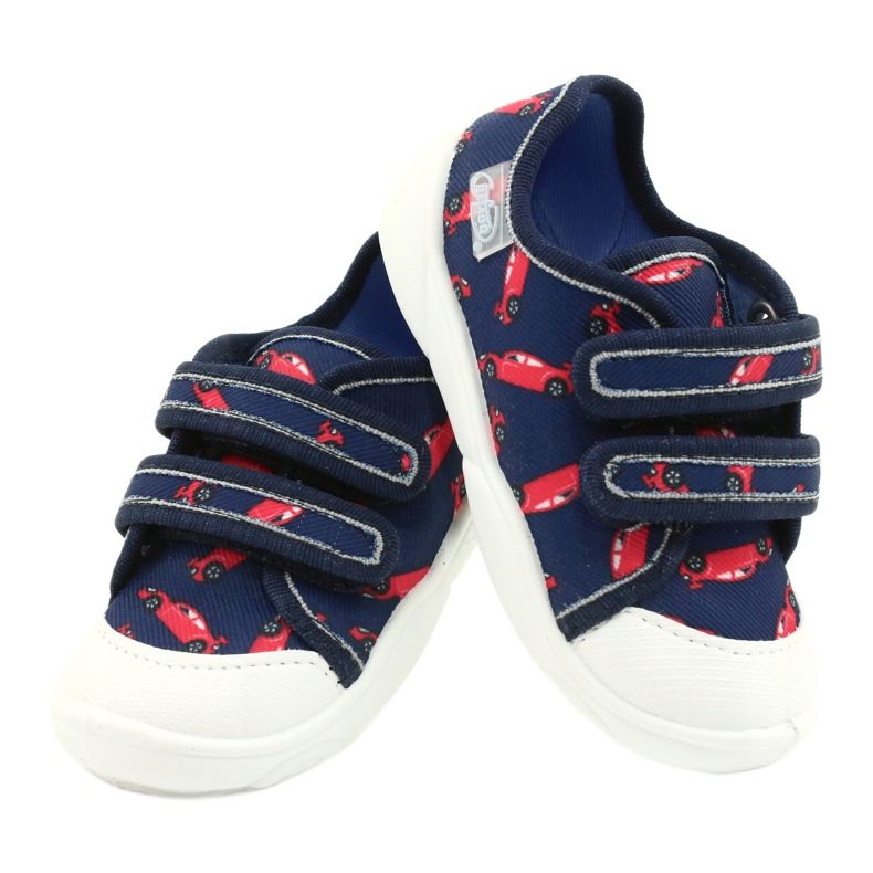 Chaussures enfant Befado 907P133 rouge bleu marine 4