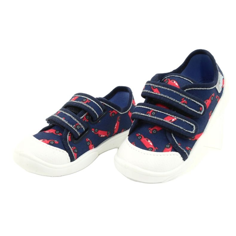 Chaussures enfant Befado 907P133 rouge bleu marine 2