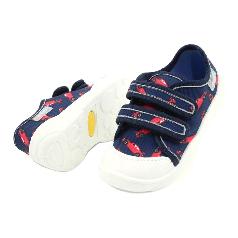 Chaussures enfant Befado 907P133 rouge bleu marine 3