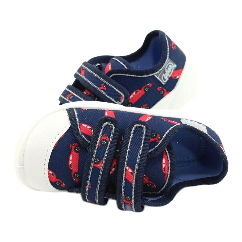 Chaussures enfant Befado 907P133 rouge bleu marine 5