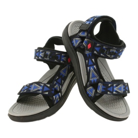 Lee Cooper Sandals pour enfants inserter 20S-TS-037-1 noir / bleu 3