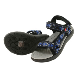 Lee Cooper Sandals pour enfants inserter 20S-TS-037-1 noir / bleu 2