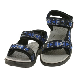 Lee Cooper Sandals pour enfants inserter 20S-TS-037-1 noir / bleu 1