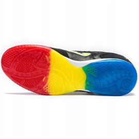 Joma Top Flex 2101 In chaussures de football noir-jaune-bleu le noir le noir 4