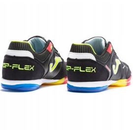 Joma Top Flex 2101 In chaussures de football noir-jaune-bleu le noir le noir 3