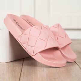 Seastar Pantoufles En Caoutchouc Confortables rose 2