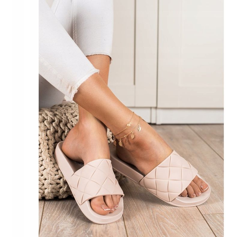 Seastar Pantoufles En Caoutchouc Confortables beige 1