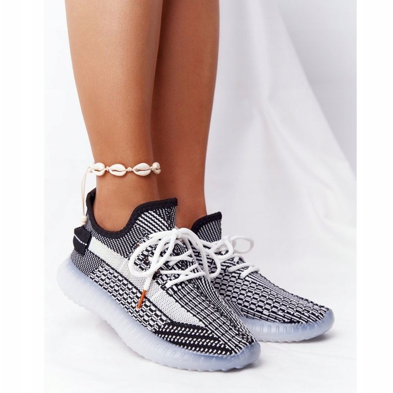 BM Chaussures De Sport Sur Une Semelle Gel Noir Freestyler blanc 2