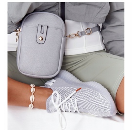 Chaussures de sport pour femmes sur une semelle en gel Freestyler grises blanc 1