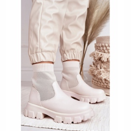 Chaussettes Femme Bottes Workers Blanc Stormy blanche 2 Chaussettes Femme Bottes Workers Blanc Stormy blanche 2