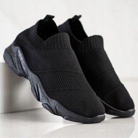 SHELOVET Chaussures à enfiler confortables le noir 1 SHELOVET Chaussures à enfiler confortables le noir 1