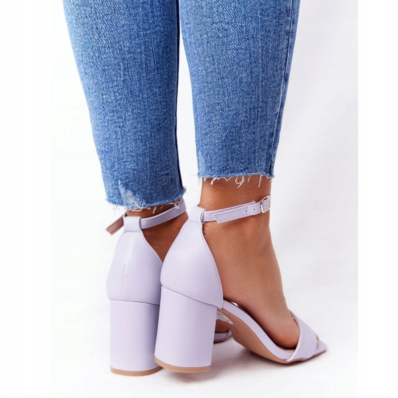 PS1 Sandales à talons hauts Violet Born This Way 2