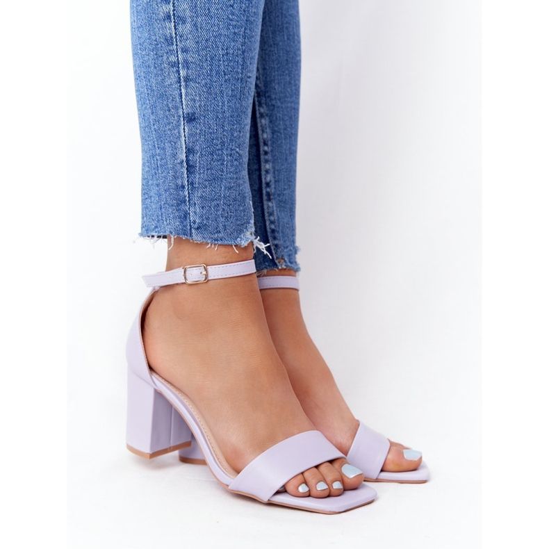 PS1 Sandales à talons hauts Violet Born This Way 1