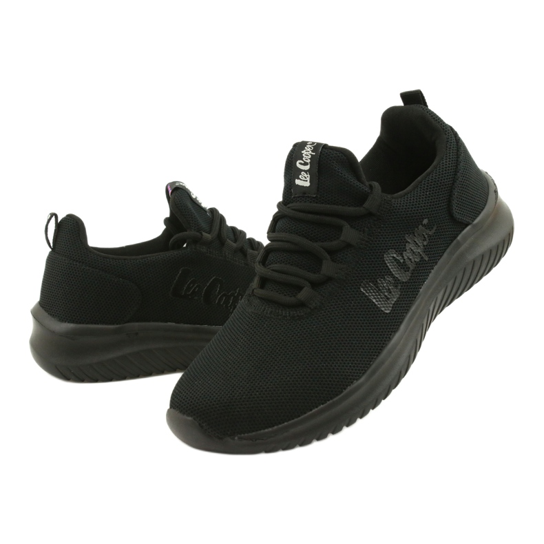 Chaussures de sport pour femmes noires Lee Cooper LCW-21-32-0271L le noir 3
