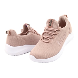 Chaussures de sport pour femmes rose poudré Lee Cooper LCW-21-32-0273L 2