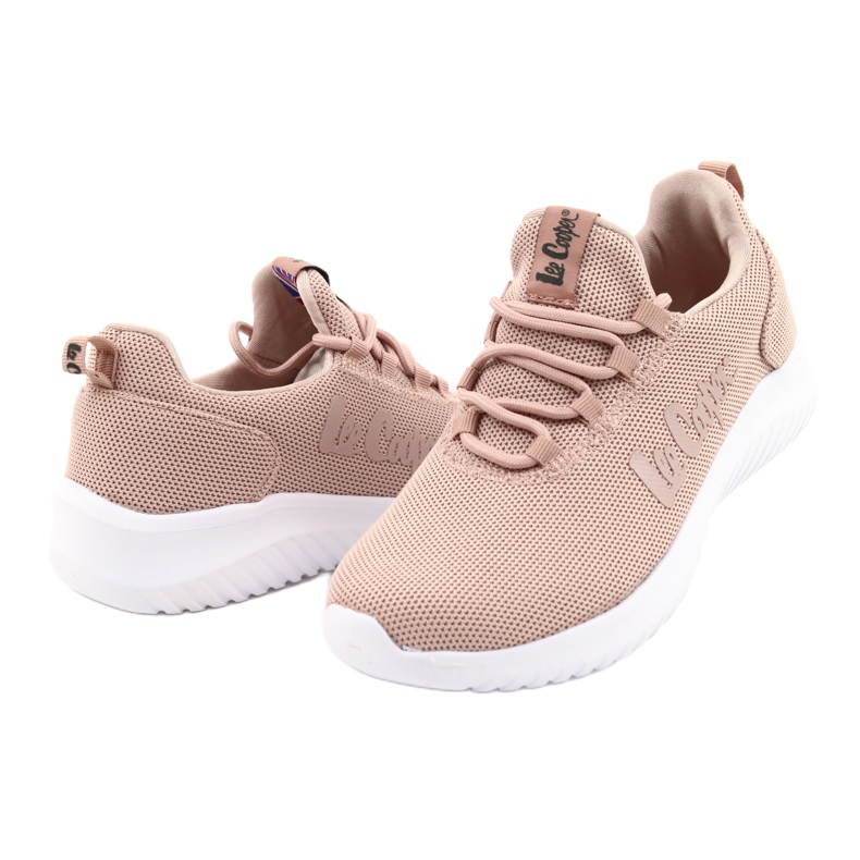 Chaussures de sport pour femmes rose poudré Lee Cooper LCW-21-32-0273L 2
