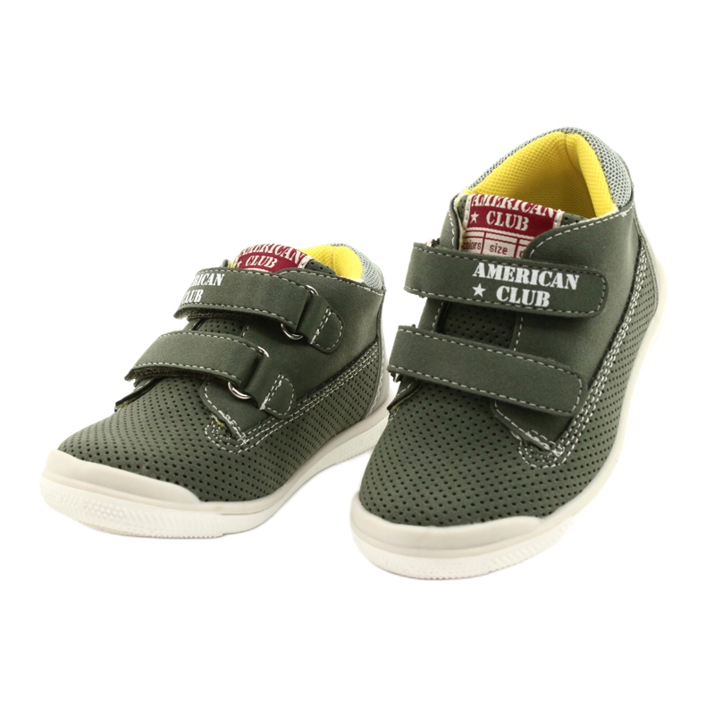 American Club Chaussures De Sport Avec Velcro GC12 Vert 2
