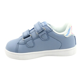 American Club Chaussures velcro ES22 / 21 bleu argent 1 American Club Chaussures velcro ES22 / 21 bleu argent 1