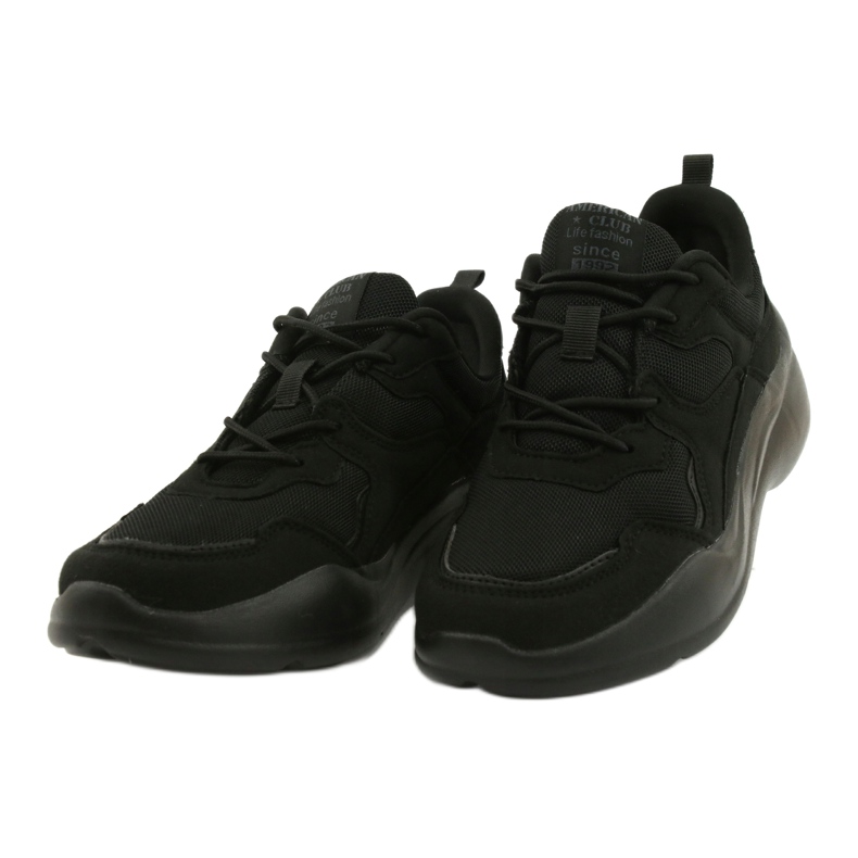 American Club Chaussures de sport noires sur semelle EVA WT39 2