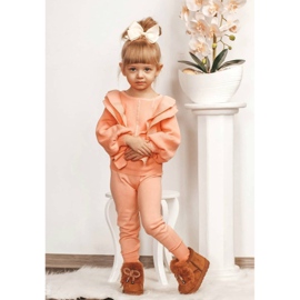Bottes de Neige Chaudes Enfant Fourrure Daim Caramel Amelia brun 5