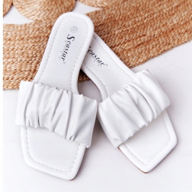 PS1 Pantoufles blanches classiques pour femmes 5