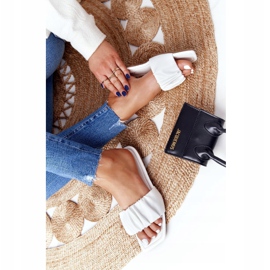 PS1 Pantoufles blanches classiques pour femmes 6