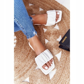 PS1 Pantoufles blanches classiques pour femmes 7