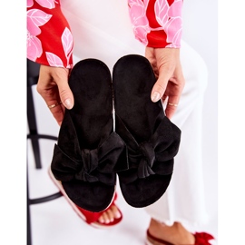 PS1 Pantoufles noires sur la plateforme So Comfy le noir 6