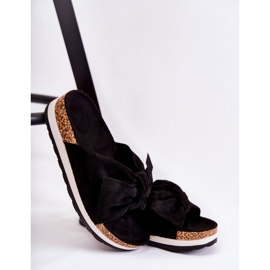 PS1 Pantoufles noires sur la plateforme So Comfy le noir 7