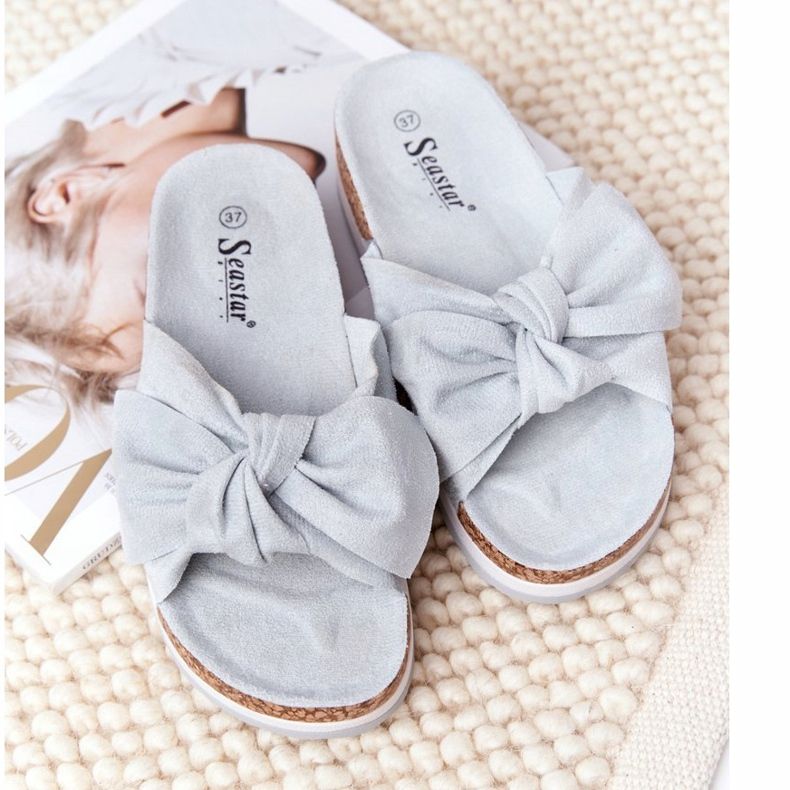 PS1 Pantoufles Sur La Plateforme So Comfy Blue bleu 1