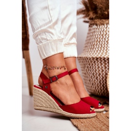 Sandales Espadrilles Femme Big Star Rouge DD274A213 3