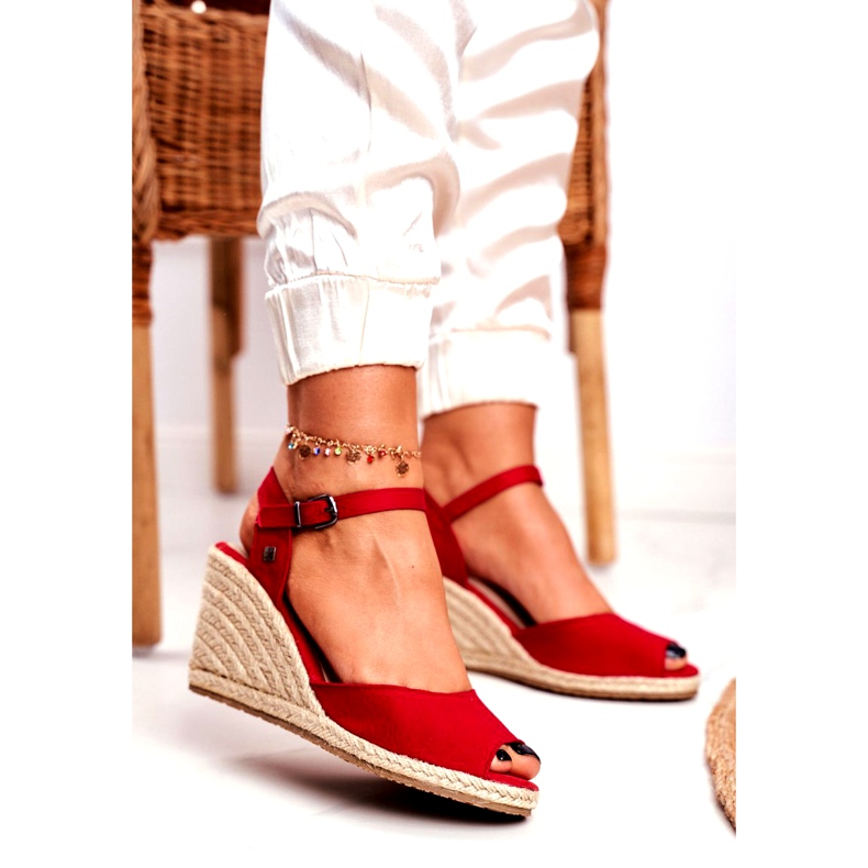 Sandales Espadrilles Femme Big Star Rouge DD274A213 1