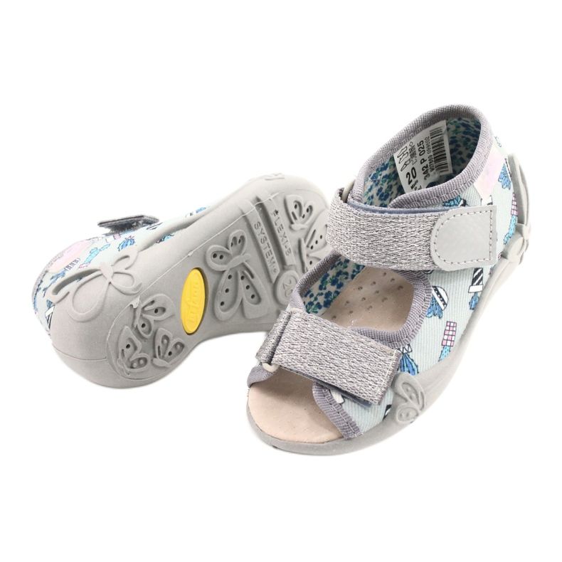 Chaussures enfant Befado jaune 342P025 gris 3