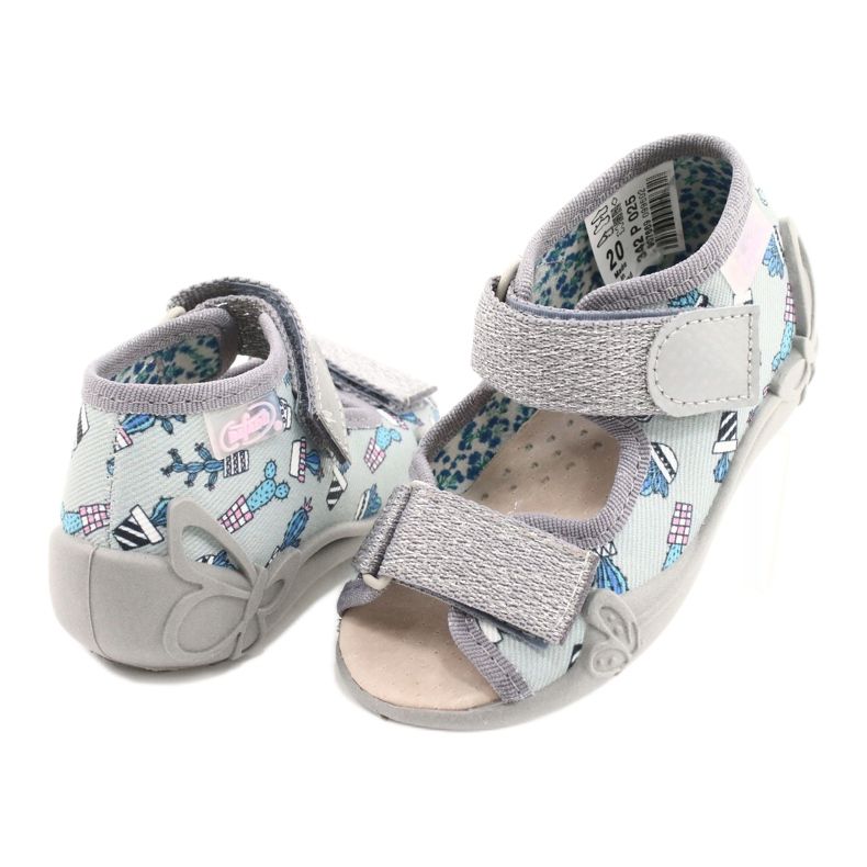 Chaussures enfant Befado jaune 342P025 gris 4