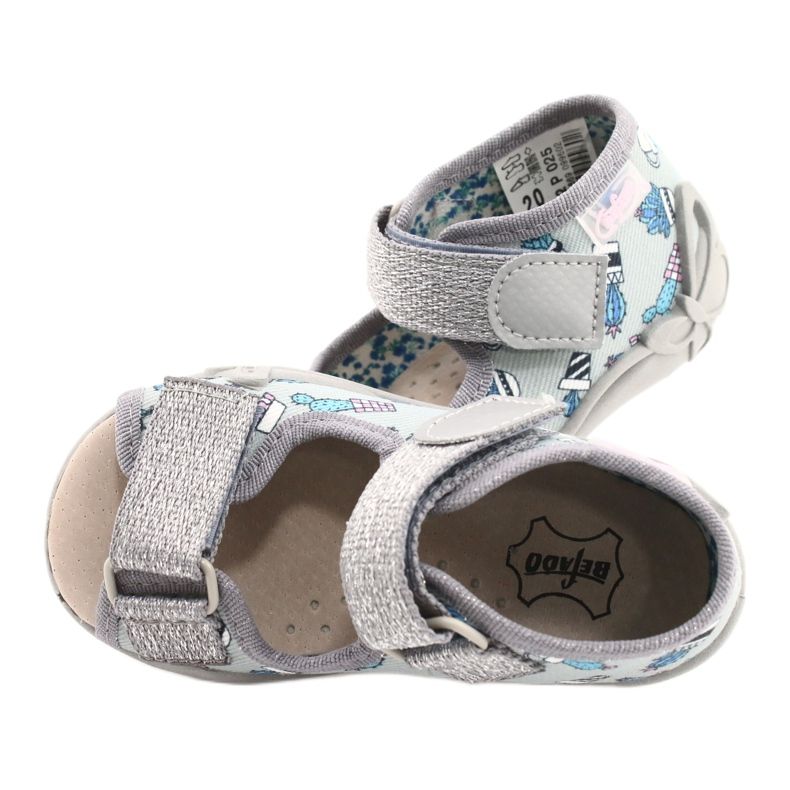 Chaussures enfant Befado jaune 342P025 gris 5