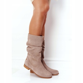 Bottines Femme Daim Maciejka 05057-04 Beige brun 4
