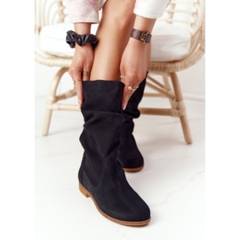 Bottines Femme Daim Maciejka 05057-01 Noir le noir 3