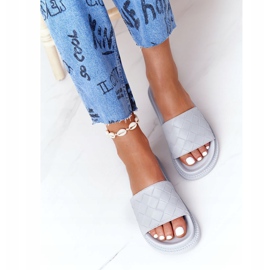 Pantoufles Pour Femmes On The Big Star HH274688 Gris Plateforme 1 Pantoufles Pour Femmes On The Big Star HH274688 Gris Plateforme 1