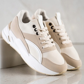 SHELOVET Chaussures de sport Bl213be beige brun 1