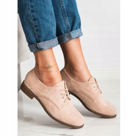 Seastar Chaussures à lacets en daim beige 2
