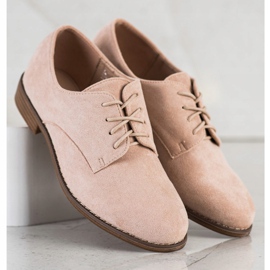 Seastar Chaussures à lacets en daim beige 3