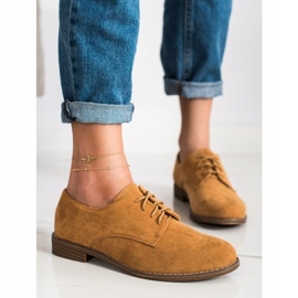 Seastar Chaussures à lacets en daim brun 2