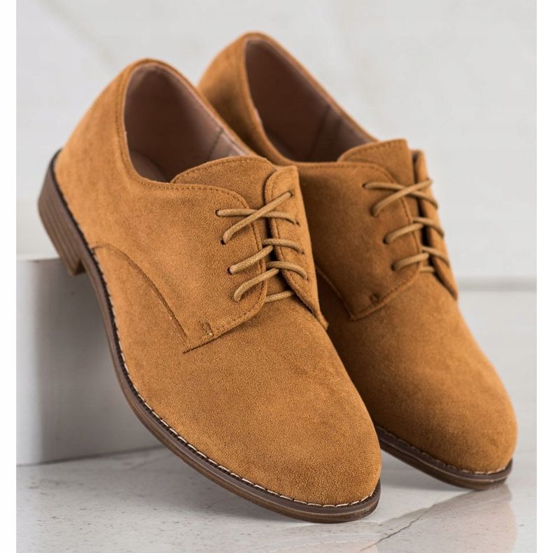 Seastar Chaussures à lacets en daim brun 1